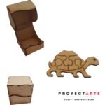 Colección cajitas enojadas -puzle tortuga