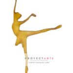 Bailarina de ballet arabesque