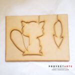 Fussinglue Set Mapache con pluma