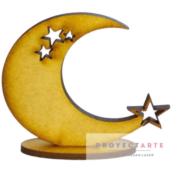 luna con estrellas