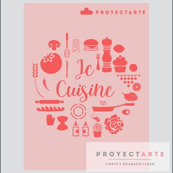 Stencil Je Cuisine
