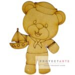 Oso con barco
