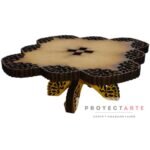 soporte torta cuadrado línea provenzal