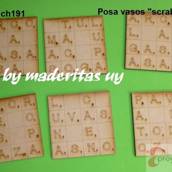posa vasos scrabble