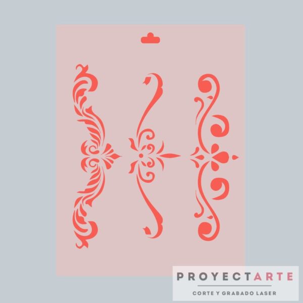 Stencil Arabescos