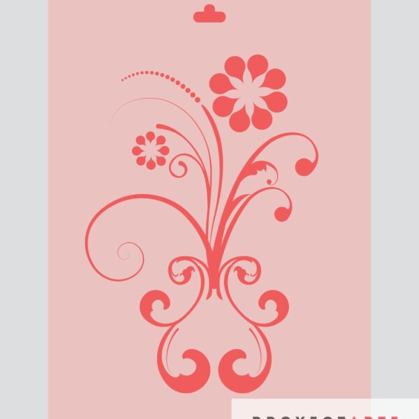 Stencil Ramo de flores