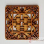Mandala cuadrado étnico
