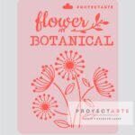 Stencil Flower Botanical