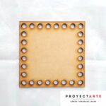 Cuadrado para trapillo 20cm