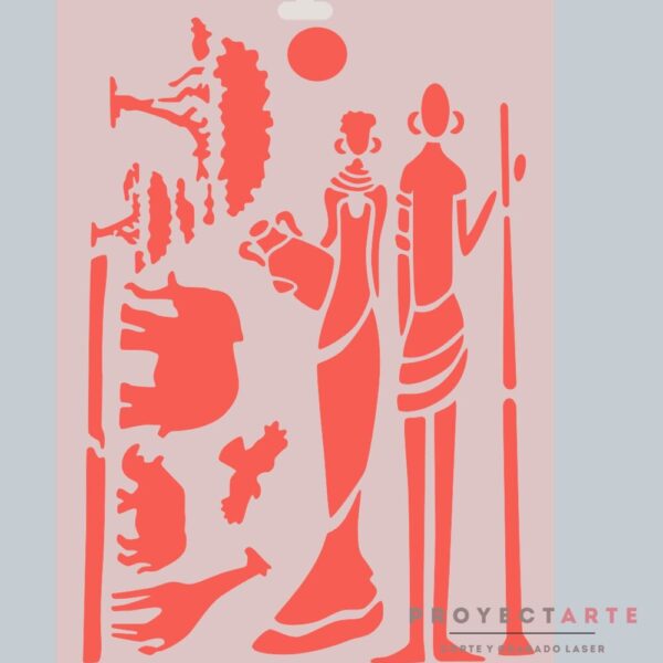 Stencil Morenas