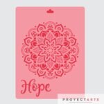 Stencil Mandala Hope