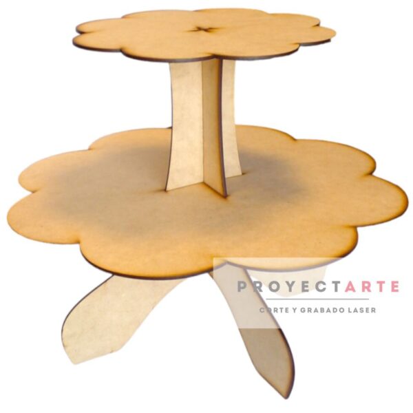 soporte para cup cakes línea provenzal 40cm, 25cm
