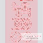 Stencil patrón punteado