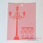 Stencil farol y arabescos