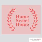 Stencil Home sweet Home