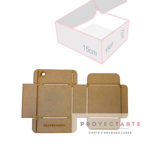 Molde para caja cuadrada M
