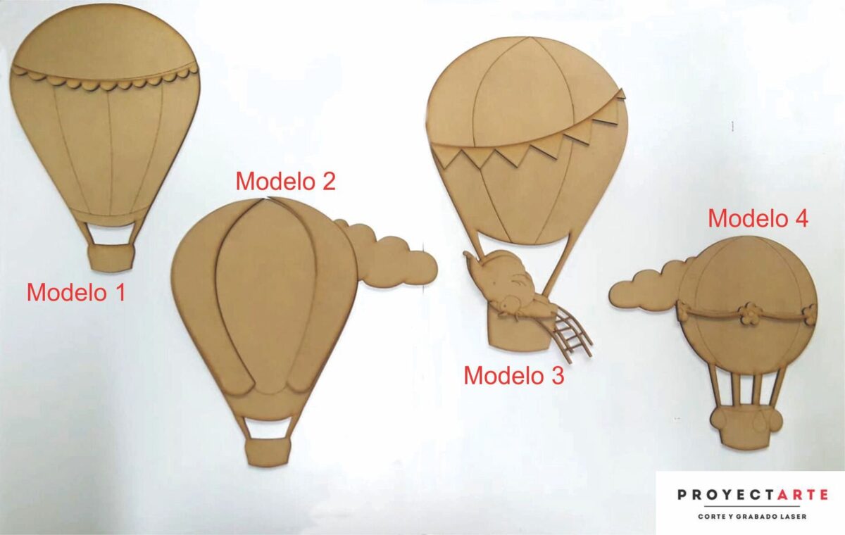 Globos aerostáticos con apliques 3D - Image 1