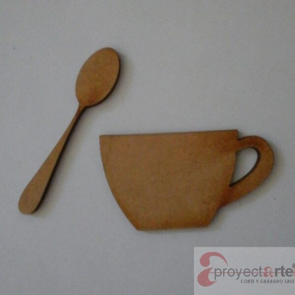 taza con cuchara