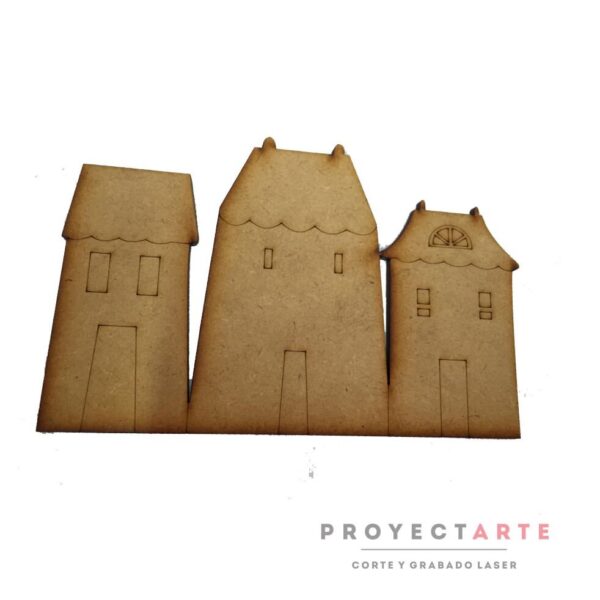 Tres casitas