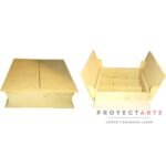 Caja de té 9 reparticiones con volado externo