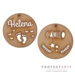 Llavero personalizado tipo medalla