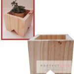 Maceta Muelita de madera chica