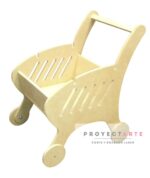Carrito De Supermercado Infantil C/ruedas, Mdf, Proyectarte - Image 2