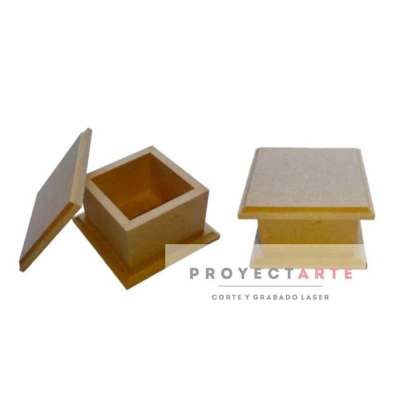 Cajita fresada 6x6cm
