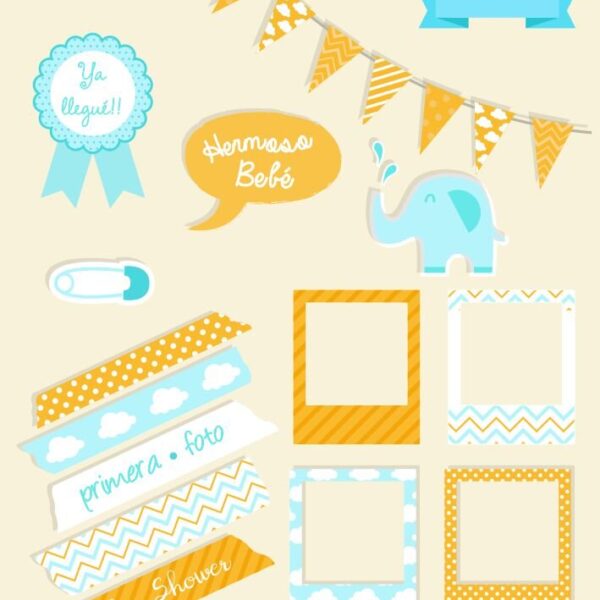 Stickers en naranja
