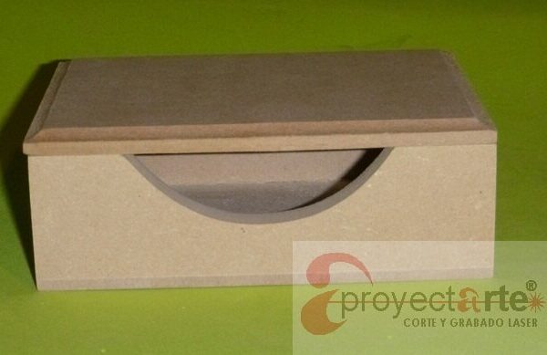 Caja para naipes fresada
