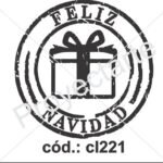 Sello Feliz navidad