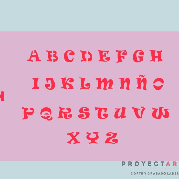 abecedario 2cm