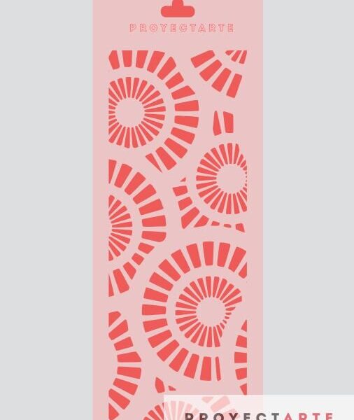 Stencil patrón mandalas chico