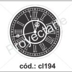 Sello Reloj negativo