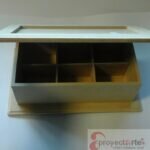 caja de té x6 azulejo para dos azulejos de 11x11c