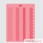 Stencil Puntillas patron