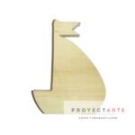 Velero de madera 8cm