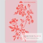 Stencil rosal