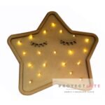 Estrella Led en mdf de 3mm