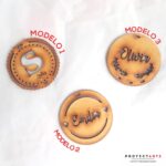 Llaveros con calado y nombre personalizado