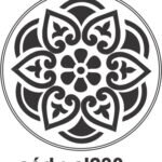 Sello mandala flor de loto