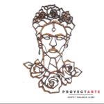 Frida Kahlo geométrica