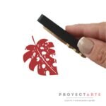 Sello Textil Hojas D