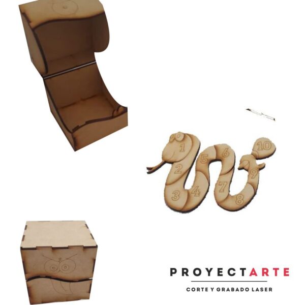 Colección cajitas enojadas -puzle viborita