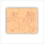 puzle princesas para colorear