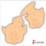 tres chanchitos (precio por 2)