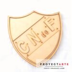 Escudo de Nacional LED en mdf de 3mm