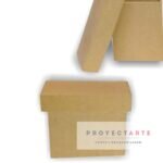 Caja vertical de mdf con tapa