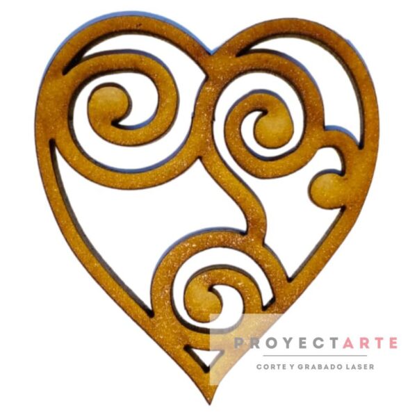 Corazón calado