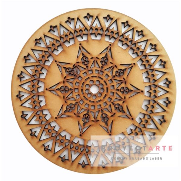 mandala decágono estrellado